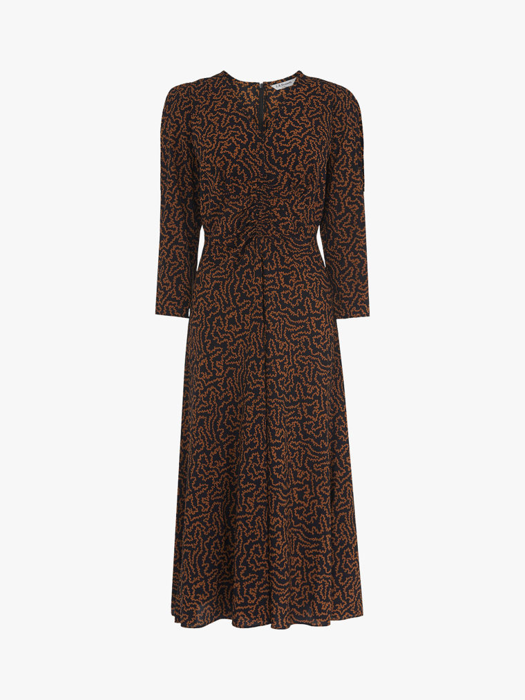 kate middleton brown dress The Makings of a Perfect Coat Dress: What We Can All Learn From Kate Middleton (Who Has the Closet Staple Down Pat)