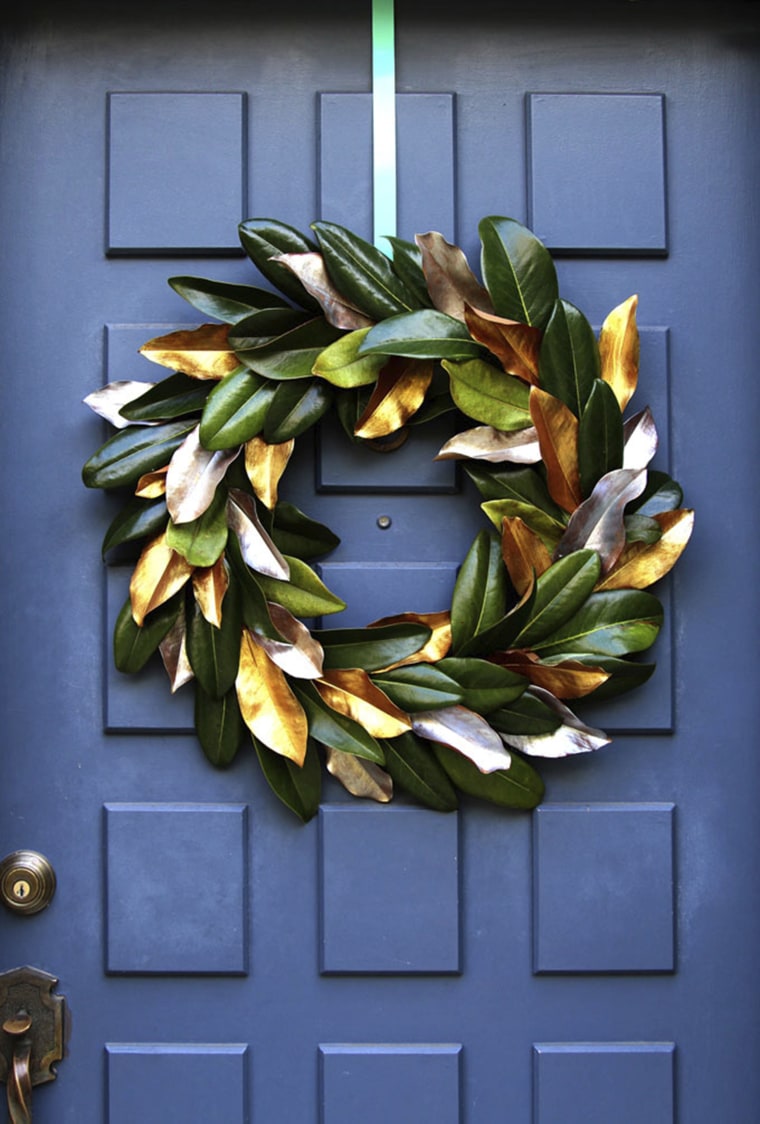 DIY Magnolia Wreath