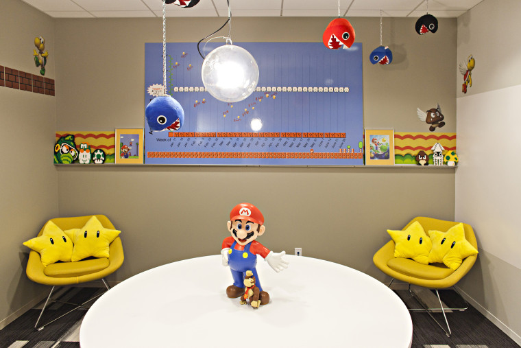 A themed conference room at Redbox