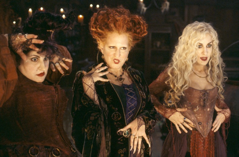 HOCUS POCUS, Kathy Najimy, Bette Midler, Sarah Jessica Parker, 1993, (c) Buena Vista/courtesy Everet