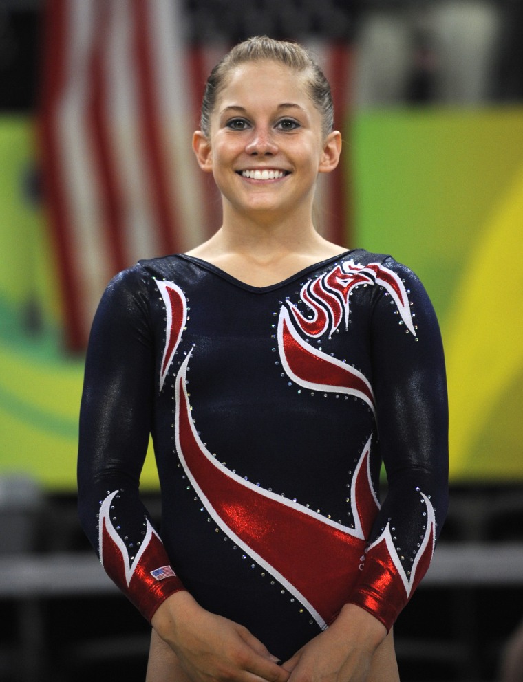 Photo: Shawn Johnson, 40 weeks pregnant, dons Olympics leotard