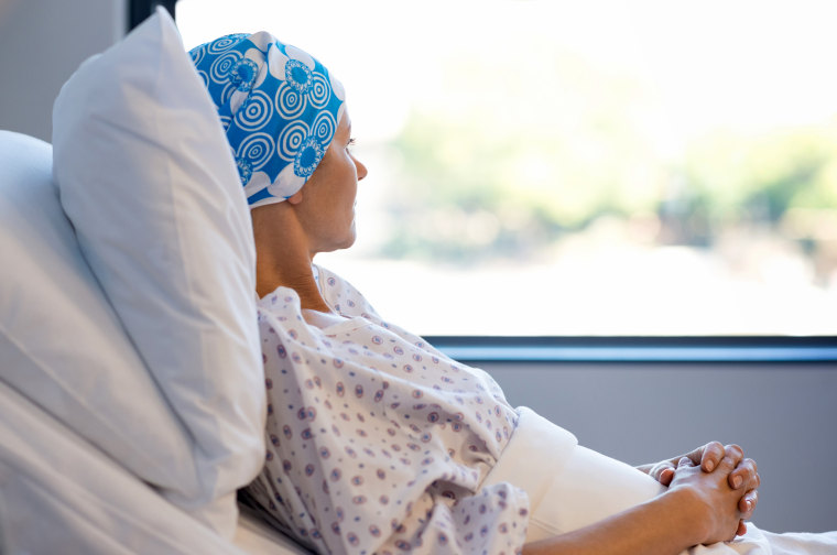 Image: Cancer patient resting