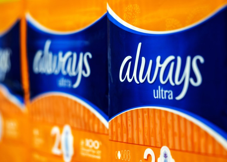 Image: Always Ultra Pads, produced by Proctor and Gamble.