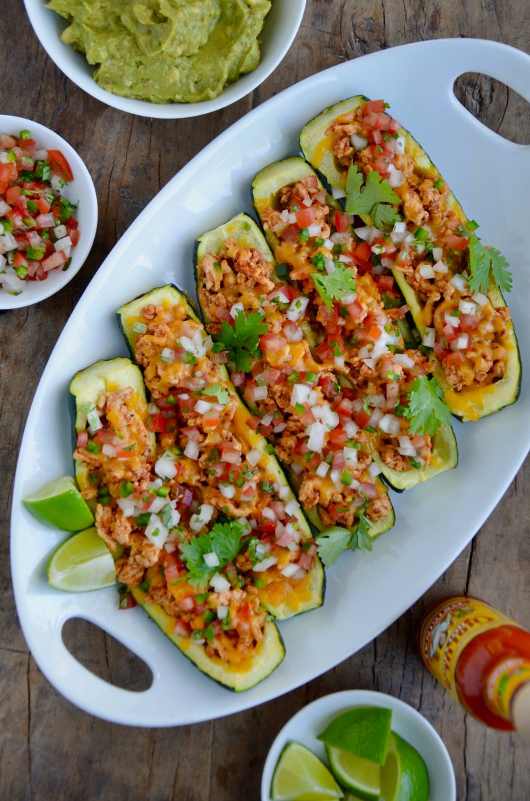 Taco Zucchini Boats