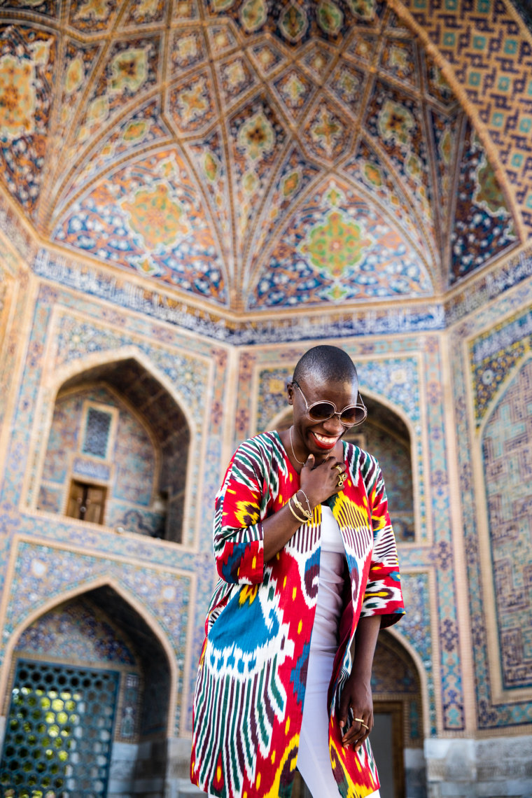 Image: Jessica Nabongo in Uzbekistan.