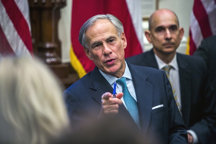 Texas Governor Greg Abbott Hosts Roundtable On School Safety In Wake Of Last Week's Mass Shooting At Santa Fe High School
