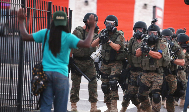 Image: Ferguson, Missouri, protest