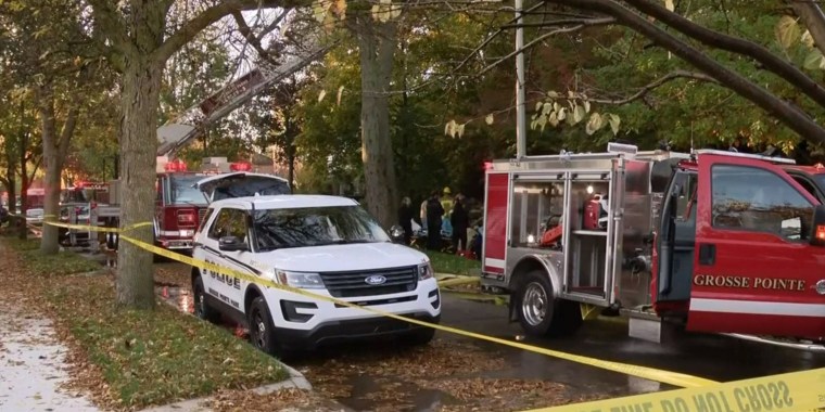 A house fire in Grosse Pointe, Mich., killed two children on Oct. 28, 2019.