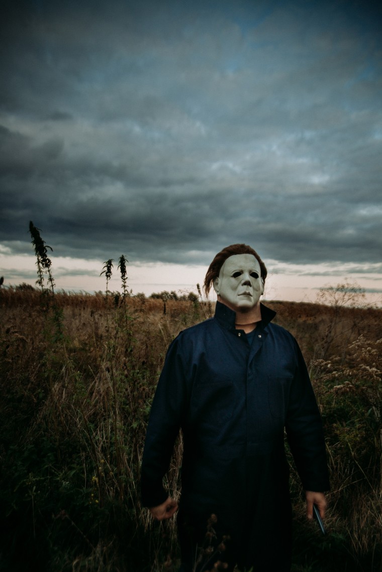 Evan Zimmerman has been dressing up as Michael Myers from "Halloween" since 2012.