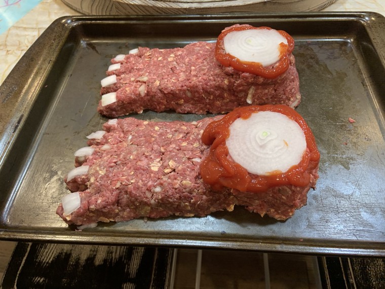 People across the country are falling head over feet for this creepy meatloaf.