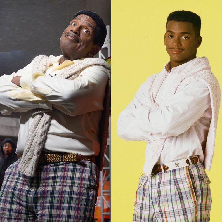 Al Roker as Carlton Banks from "The Fresh Prince of Bel-Air" for the TODAY Show Halloween reveal.