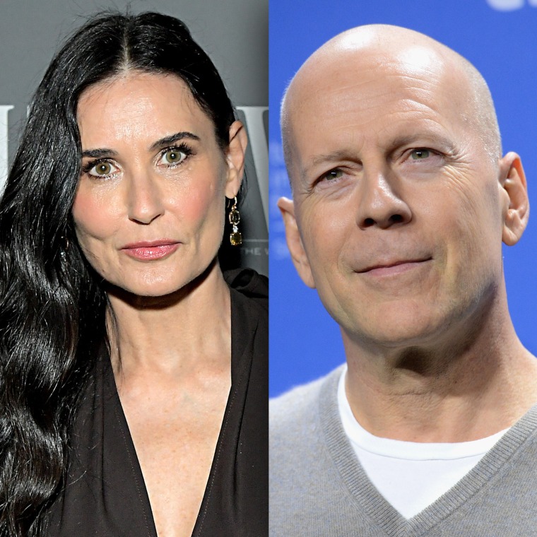 Demi Moore cried after ex Bruce Willis called to say he was 'proud' of her