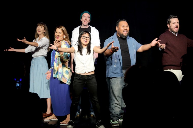 IMage: "Supportive White Parents," a comedy musical, with book and lyrics by Joy Regullano.