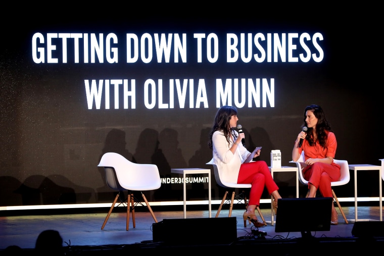 Image: ForbesWomen editor Maggie McGrath interviews Olivia Munn at the Forbes 30 Under 30 Summit in Detroit on Oct. 27, 2019.