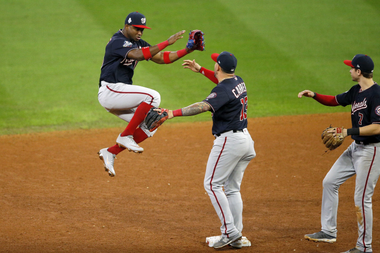 Houston, United States. 30th Oct, 2019. Washington Nationals