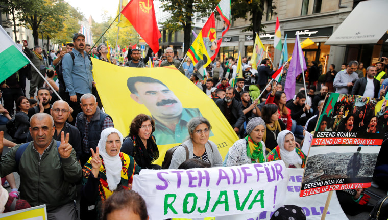 Image: Kurds demonstrate against Turkey's military action in northeastern Syria in Zurich