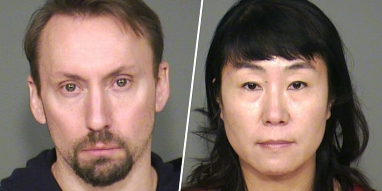 Zach Robbins and his wife Jie Robbins were arrested for trafficking stolen property.