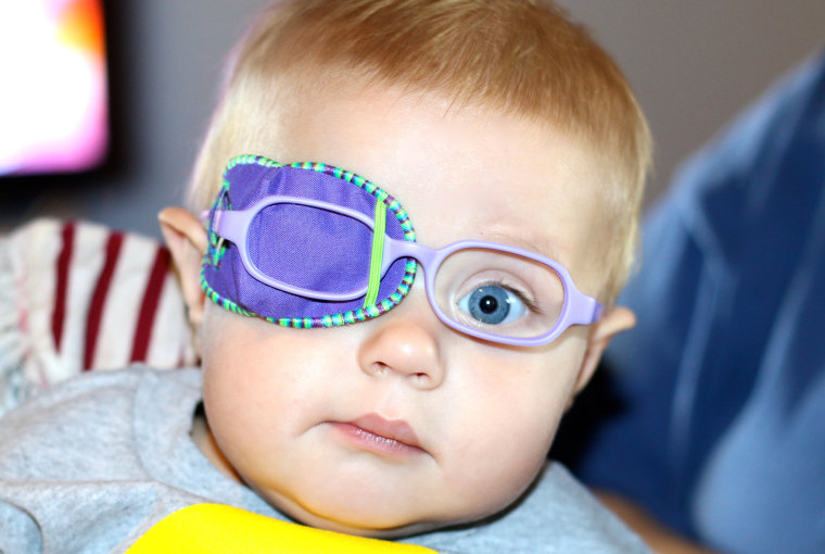 Cathy Thompson founded Patch Pals after only finding beige adhesive eye patches available for her 3-year-old daughter.
