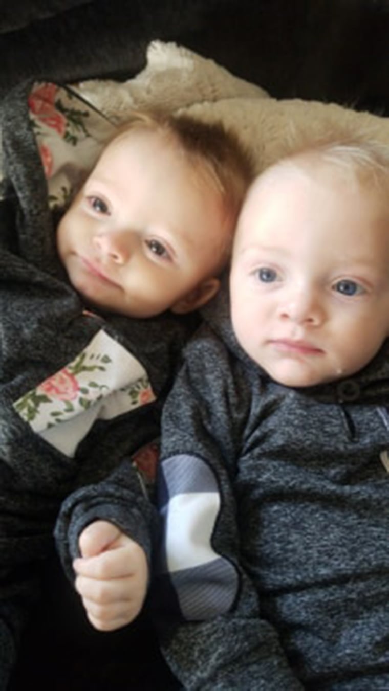 Eight-month-old twins Titus and Tiana Miller were among multiple children who were killed or shot in a roadside ambush in Mexico. 