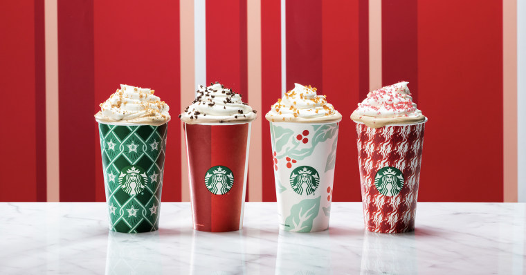 Starbucks holiday cups