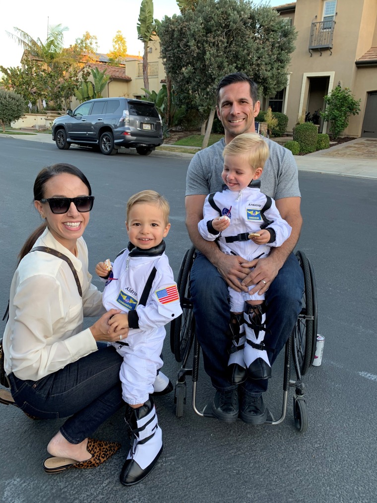 Maura and Derek Herrera have lots of fun with their twin boys. "I've been fortunate to do a lot of things in my life, but having kids is the most amazing thing of all," Derek said. 