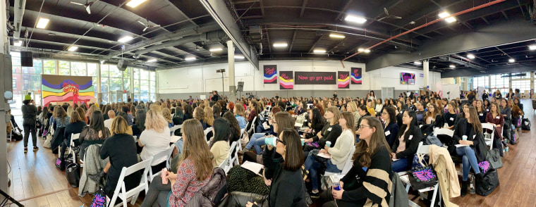 Audience at the Ladies Get Paid event in Brooklyn on Saturday.