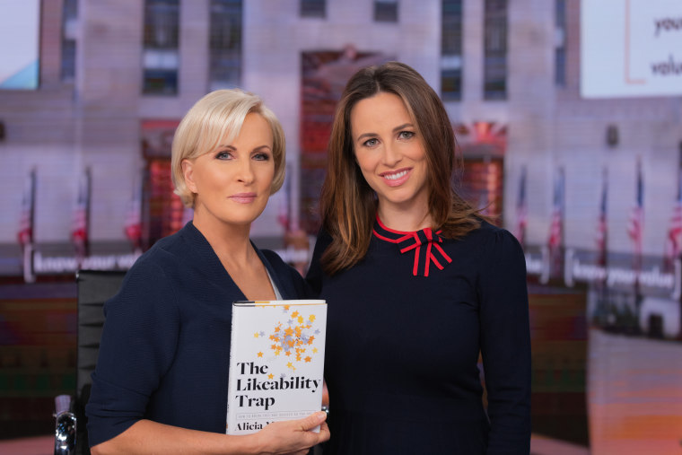 MSNBC host Alicia Menendez and "Morning Joe" co-host and Know Your Value founder Mika Brzezinski.