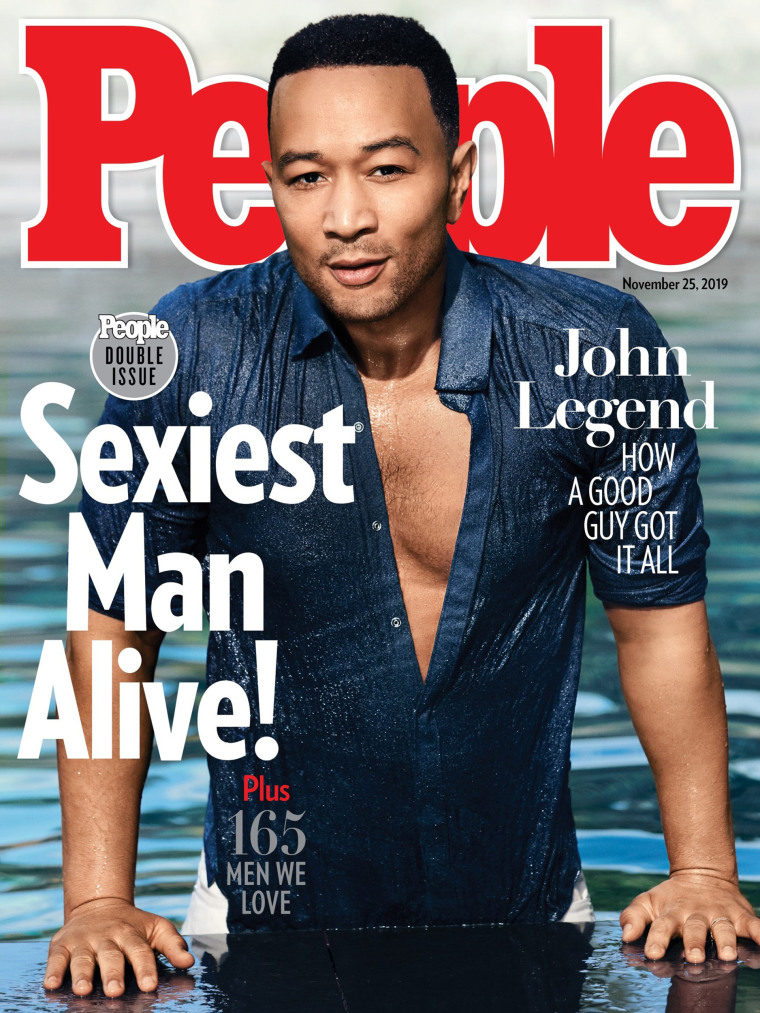 This is the first time there have been two covers for the Sexiest Man Alive issue.