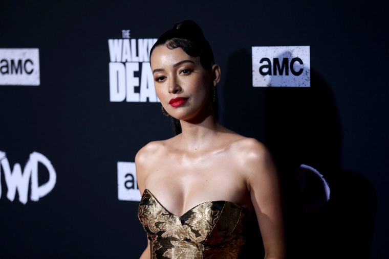 Image: Christian Serratos attends a screening in Hollywood on Sept. 23, 2019.