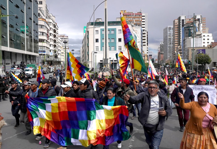 Image: Political And Social Crisis Continue In Bolivia After Evo Morales Leaves The Country