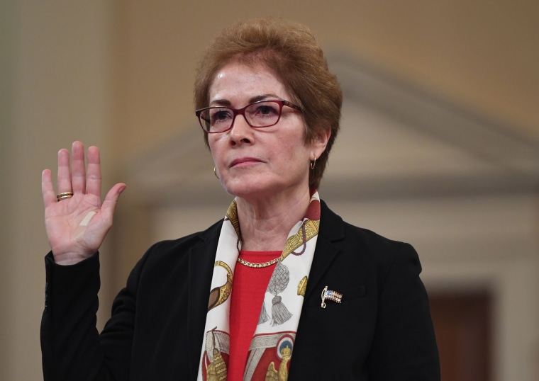 Image: Former U.S. Ambassador To Ukraine Marie Yovanovitch Testifies At Impeachment Hearing