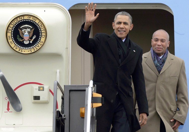 Barack Obama, Deval Patrick