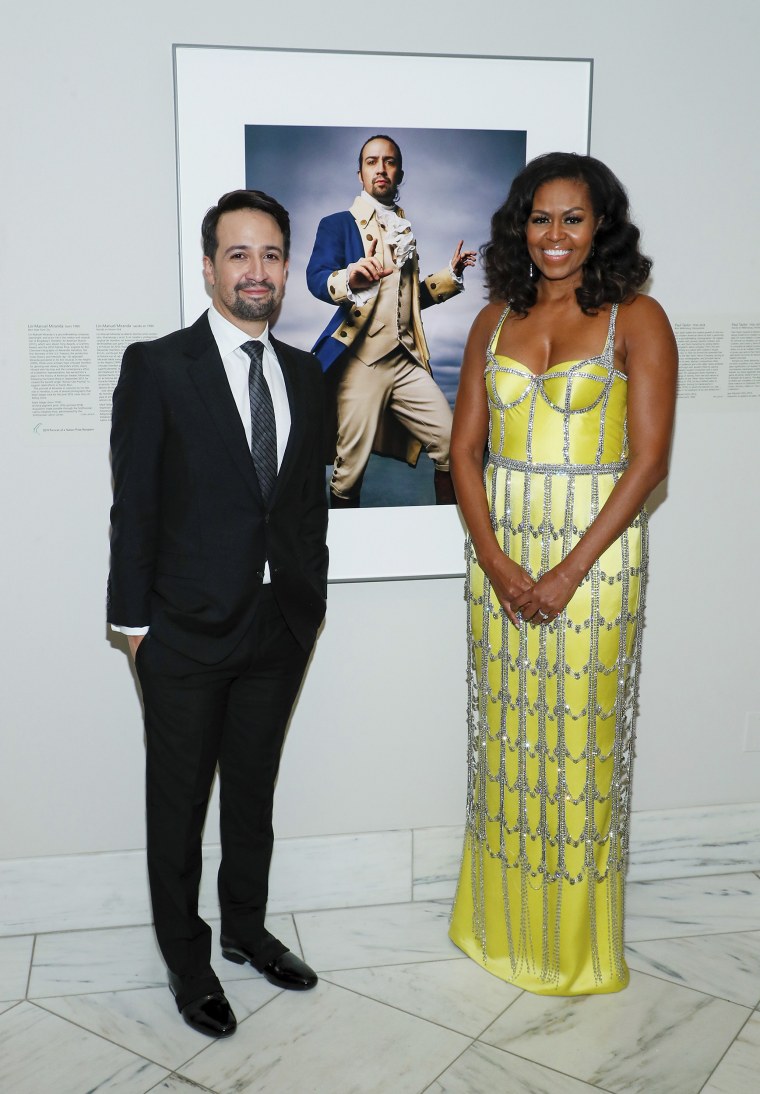 Image: Lin-Manuel Miranda, Mrs. Michelle Obama