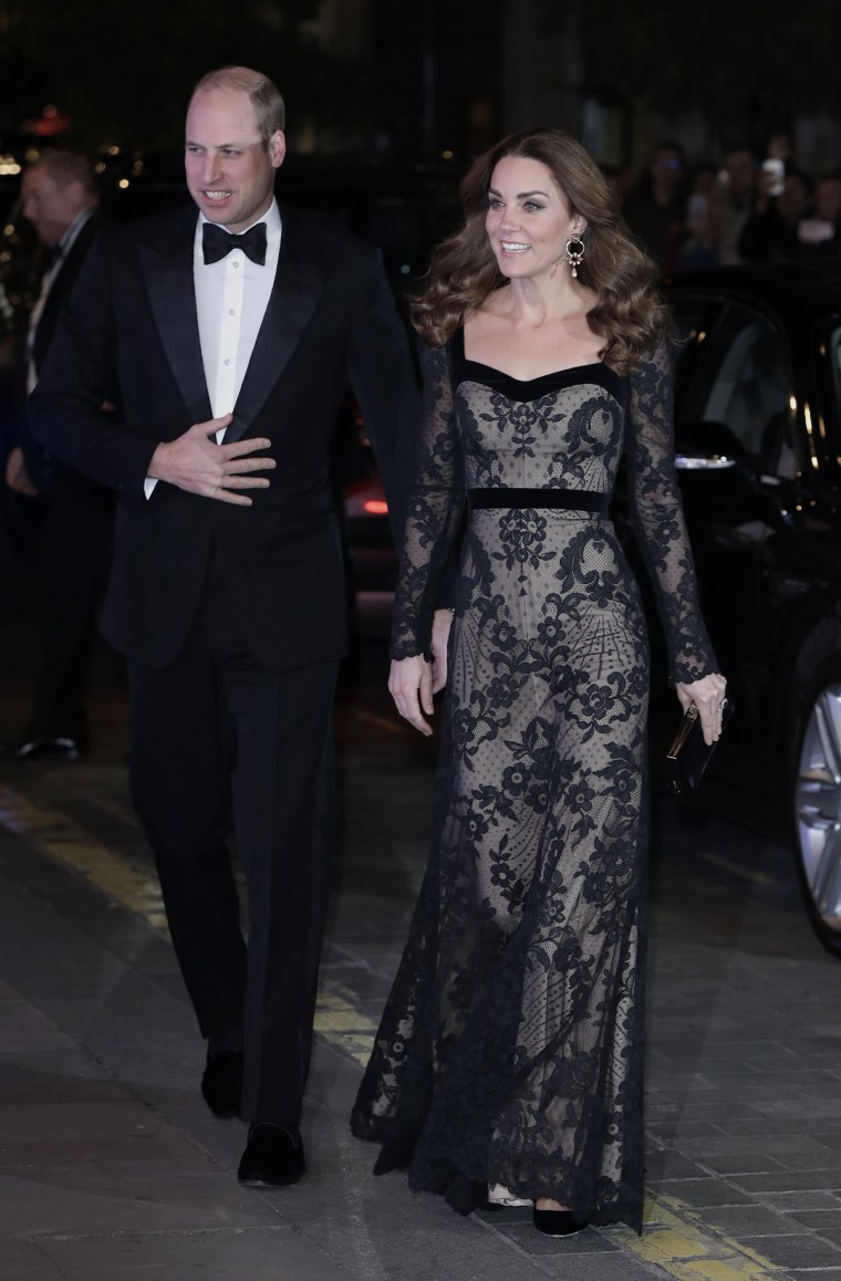 Kate Middleton Stuns In Lace Alexander McQueen Dress For The