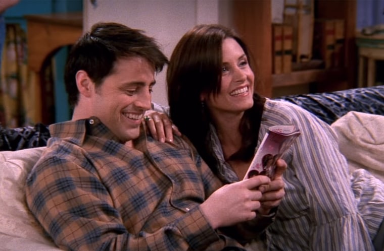Joey (Matt LeBlanc) and Monica (Courteney Cox) were just so delighted by his interview with Soap Opera Digest.