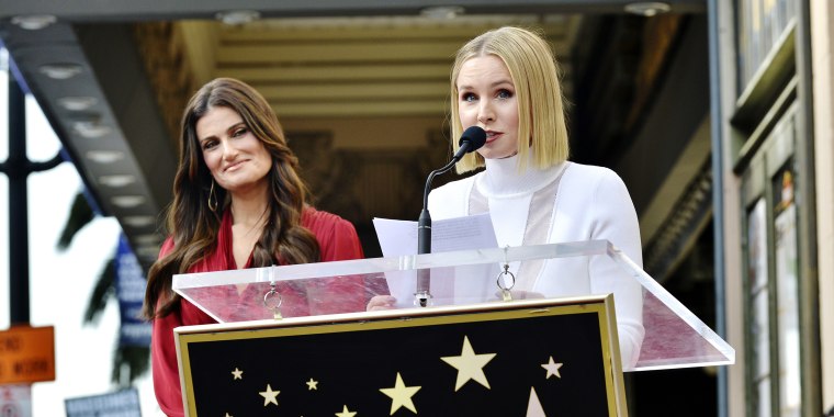Kristen Bell And Idina Menzel Are Honored With Stars On The Hollywood Walk Of Fame