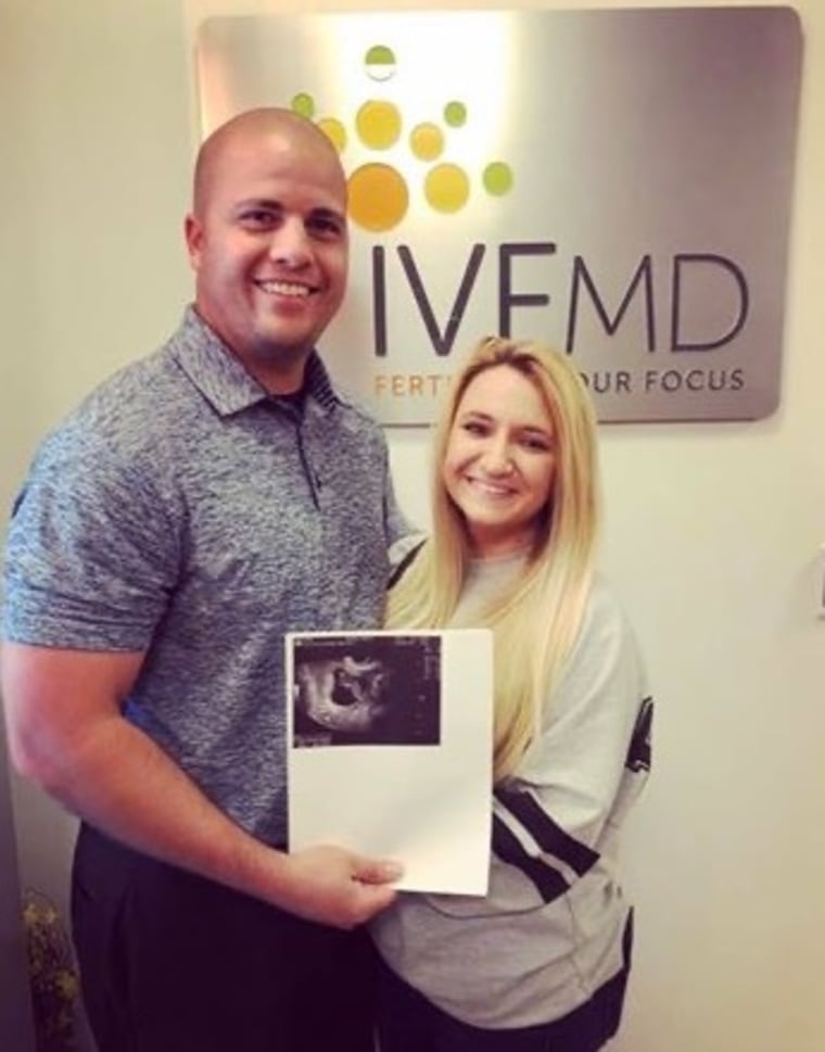After winning a "Win a Baby" contest on their local radio station, Krista and Anthony Rivera received infertility treatment and learned Krista was pregnant.