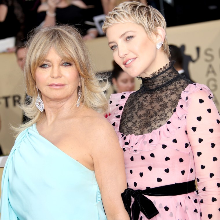 Goldie Hawn and Kate Hudson at the 2018 Screen Actors Guild Awards