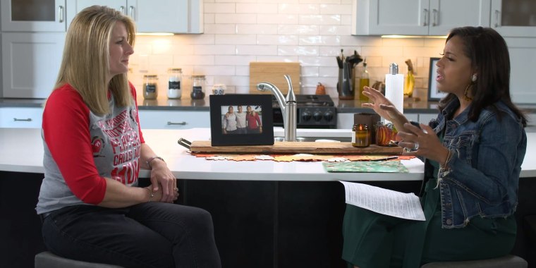 Sheinelle Jones talks to Carrie Watt on the newest episode of "Through Mom's Eyes." 
