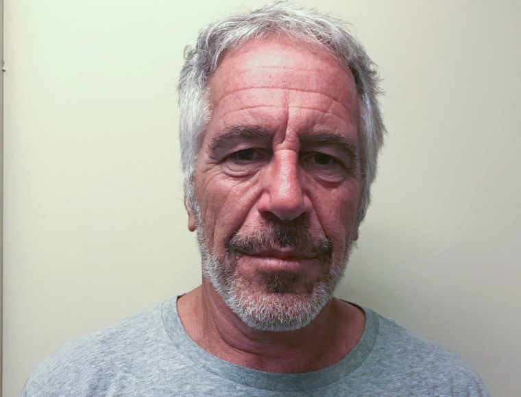 Image: Jeffrey Epstein appears in a photo taken for the NY Division of Criminal Justice Services' sex offender registry