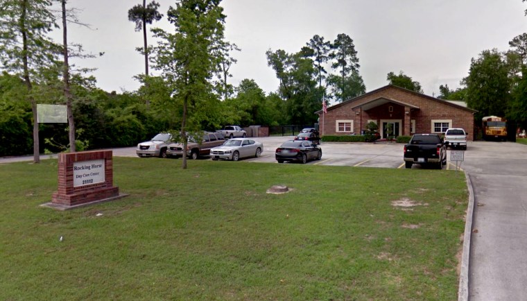 Image: The Rocking Horse Daycare Center in Kingwood, Texas.