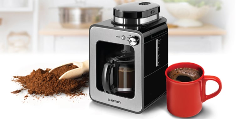 This Coffee Maker Grinds Coffee Beans And Brews Them And Is On Sale