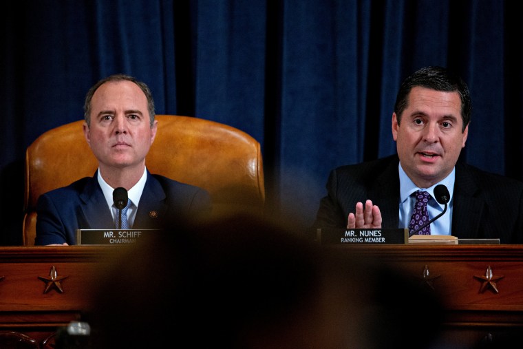 Image: U.S. President Trump impeachment inquiry hearing in Washington