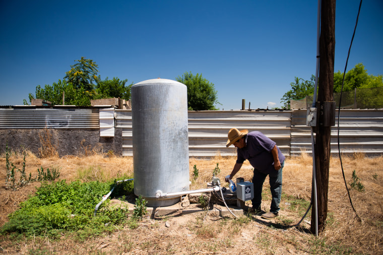In 2013, thousands of people in California lost running water as a severe drought took domestic wells and municipal systems offline. The water is back on now, but many residents in the Central Valley still cannot drink it because their wells are contaminated with nitrates and bacteria from farm and dairy runoff, arsenic, uranium, industrial chemicals like hexavalent chromium, or pesticide ingredients like 1,2,3-Trichloropropane.