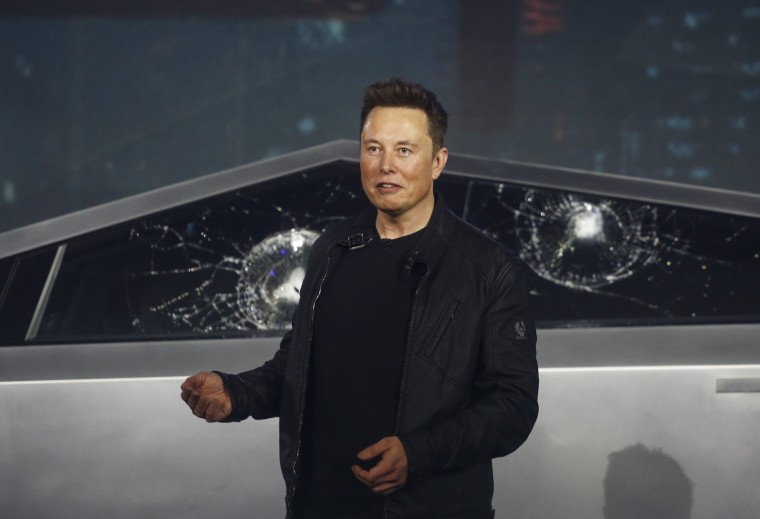 Image: Tesla CEO Elon Musk introduces the Cybertruck