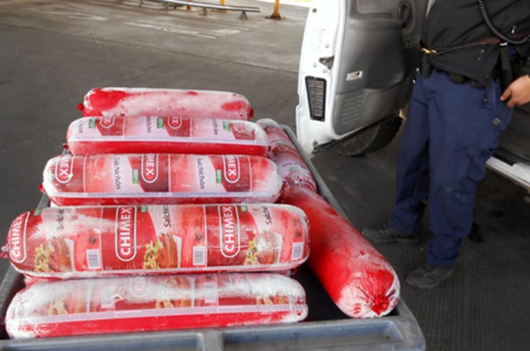 Image: U.S. Customs and Border Protection seized more than 150 pounds of bologna at the El Paso entry port.