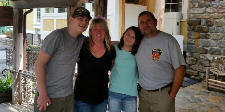 The Gagliardo family, from left to right: Ryan, who is on the autism spectrum, his mom Denise, his sister Lexi and his father Peter.