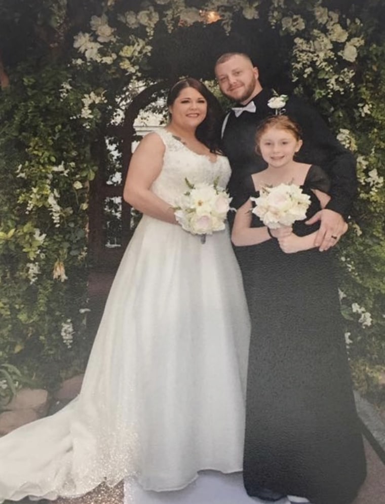 Sarah Edwards says she included her husband's daughter in wedding planning, and asked her to serve as junior bridesmaid, so that she felt the day was about her as well as her parents.
