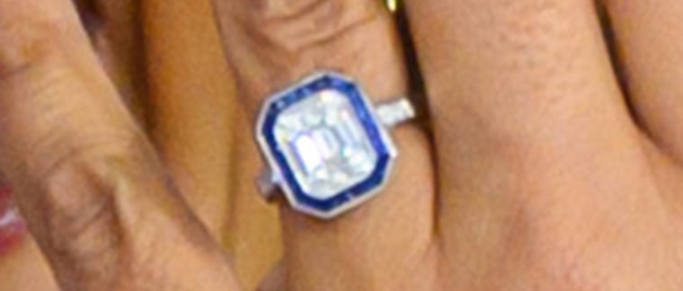 A closer look at Hoda's gorgeous engagement ring.