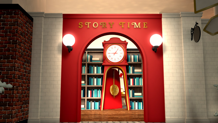 A rendering of Chick-fil-A's pop-up Time Shop in New York City.